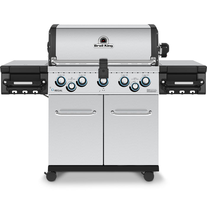 Broil King 958344 Regal S590 Pro 5-Burner Propane Grill w/ Rotisserie & Side Burner Stainless Steel LP