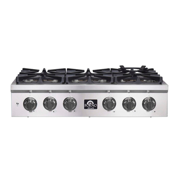 FORNO Spezia Alta Qualita 36" Pro-Style Gas Rangetop, FCTGS5751-36