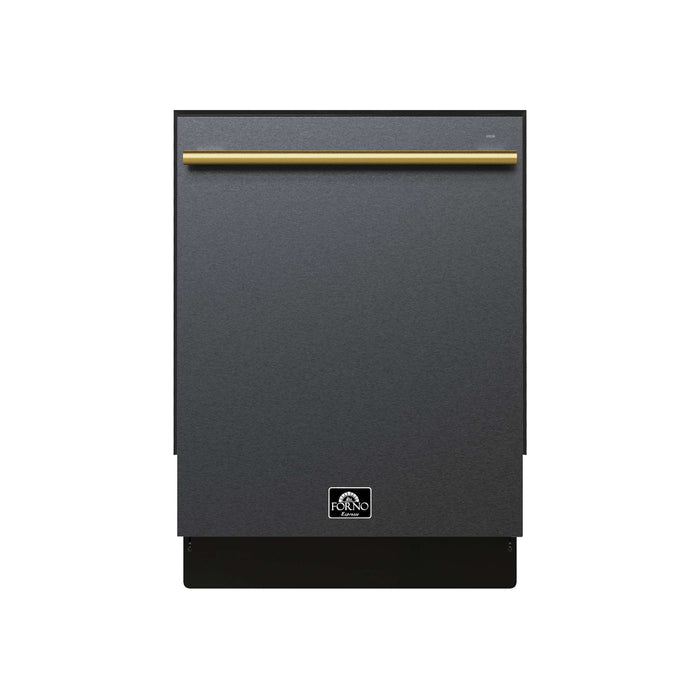Romano Espresso 24" Built-In Black Dishwasher, FDWBI8035-24BLK