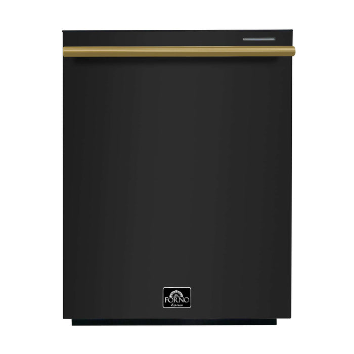 Forno Pozzo 24 " Built-In Tall Tub, Top Control, Dishwasher, 49 dBA, Soil-Sensing Capable, ENERGY STAR, FDWBI8067-24BLK