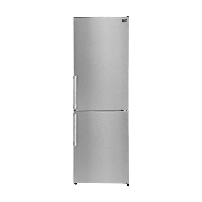 FORNO Guardia 23.4" Bottom Freezer Refrigerator Right Swing, 10.8 cu.ft, FFFFD1778-24RS