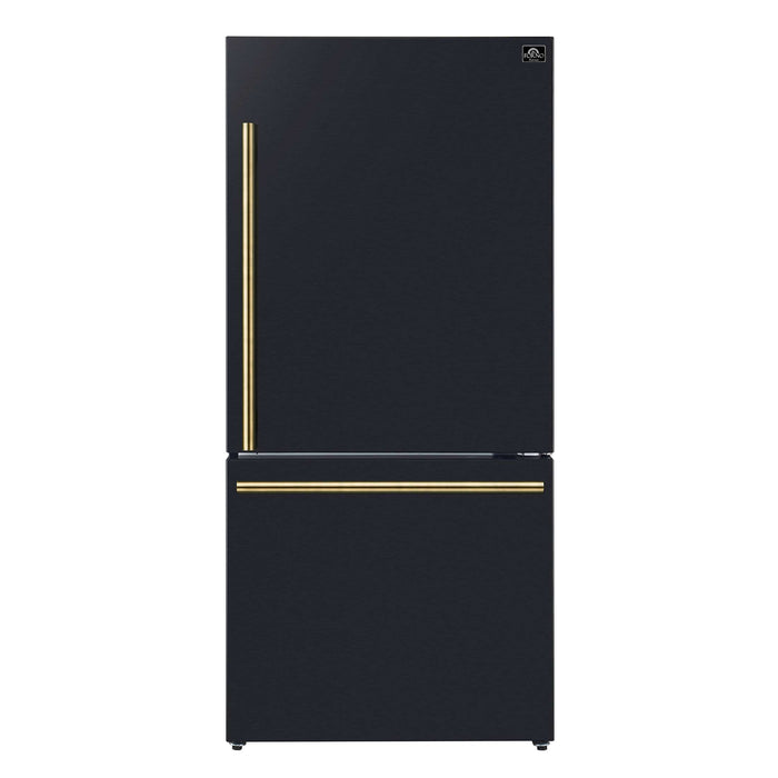 FORNO Milano Espresso 31" Black 17.2 cu. ft, FFFFD1785-31BLK