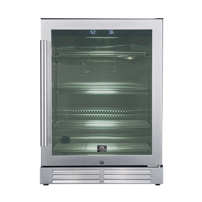 Forno Asciutto 24" Dry Aging Cabinet, Stainless Steel 304, 4.41 cu.ft., FFSDA6840-24