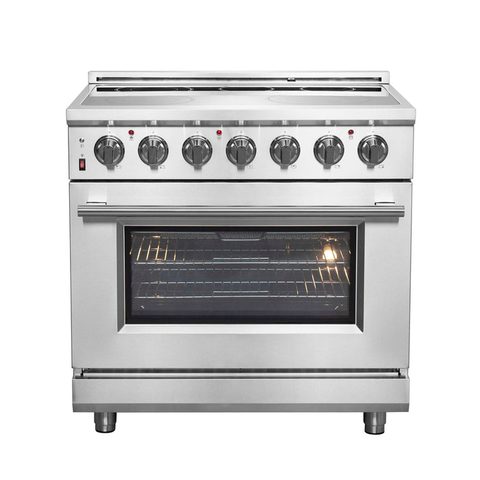FORNO Massimo 36" Freestanding Chef Door Electric Range, FFSEL6020-36