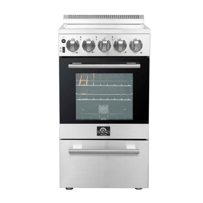 FORNO Pallerano 20" Freestanding Electric Range, FFSEL6052-20