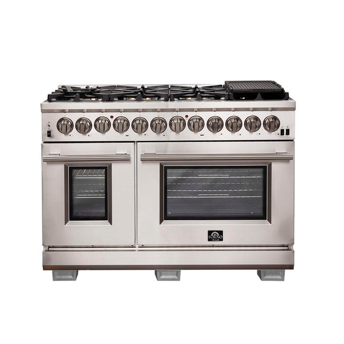 Forno Capriasca 48" Freestanding Dual Fuel Range, FFSGS6187-48