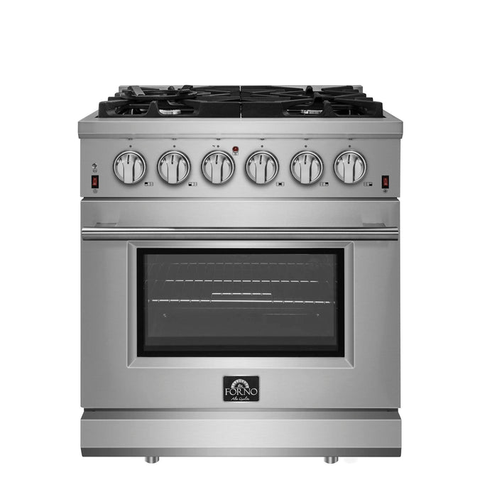 FORNO Massimo 30" Freestanding Gas Range, FFSGS6239-30
