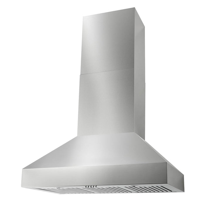 THOR Kitchen 48 in. Professional Wall Mount Pyramid Range Hood in Stainless Steel- TRH48P