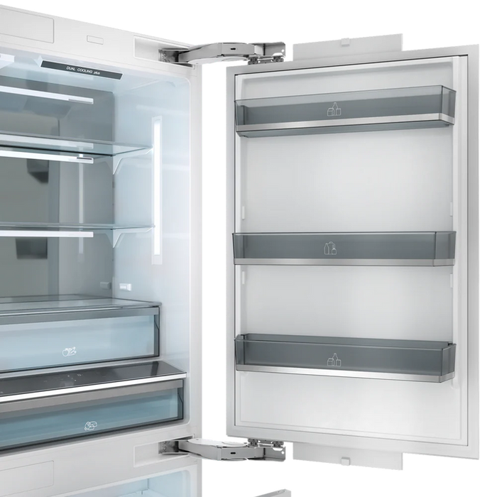 THOR Kitchen 30" Bottom Mount Refrigerator Built-In Stainless-Steel - XRF3016BBP-SS