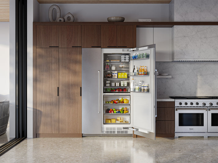 THOR Kitchen X-Series 30" 16.6 cu. ft. Stainless Steel Built-In Refrigerator Column with Interior Water Dispenser - XRF30CRF-SS