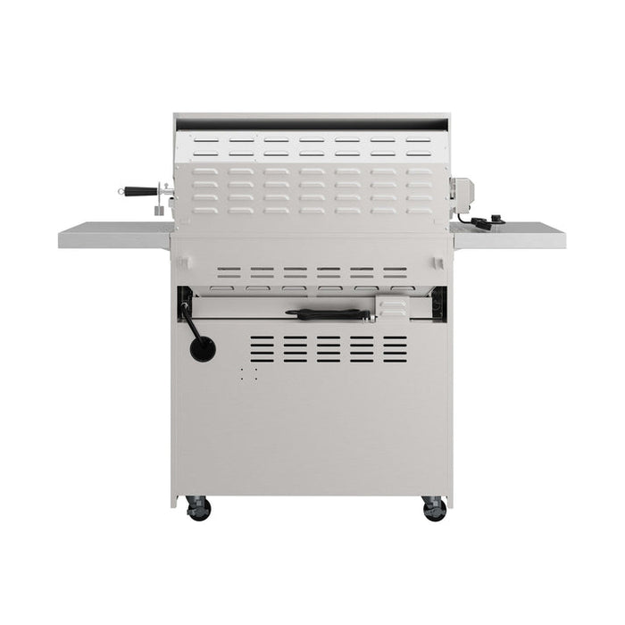 THOR Kitchen 36" Freestanding Professional Propane Gas Grill and Cart with 4 Burners and Rotisserie Kit - TPG3601