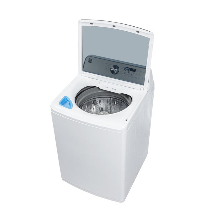 Kenmore, 4.4 cu. ft. Top-Load Washer with Triple Action® Agitator- White, KM2629162