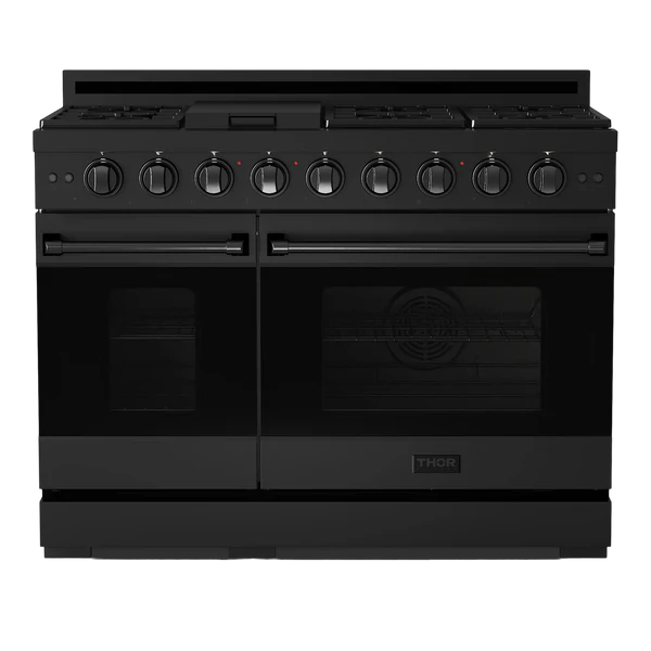 48 Inch Black Gas Ranges