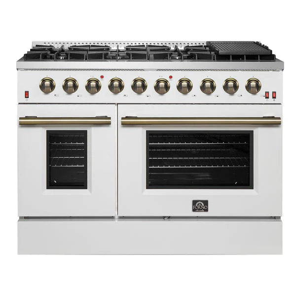48 Inch White Gas Ranges