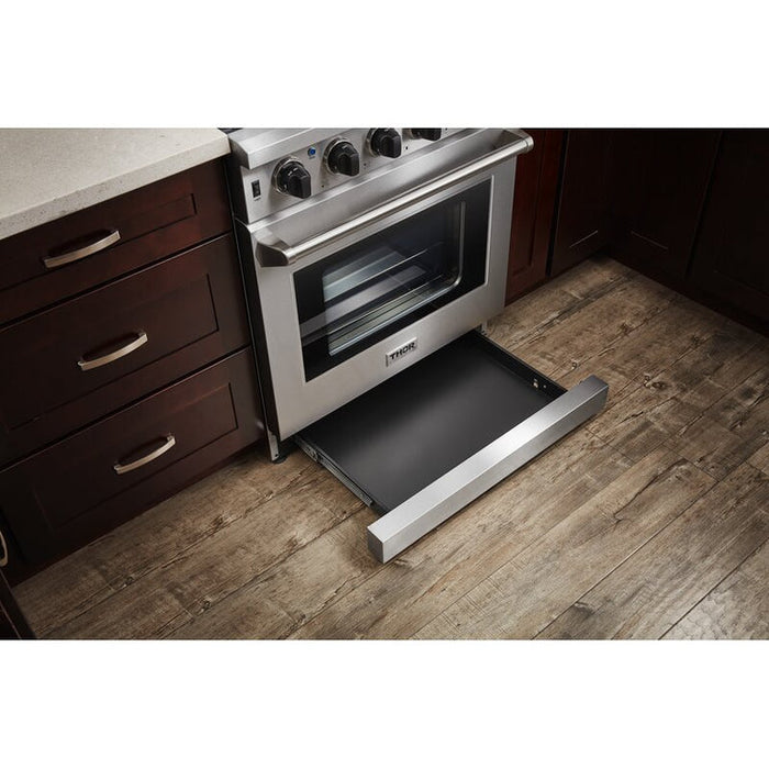 THOR Kitchen 30 in. Sealed 5 Burner Professional Gas Range in Stainless Steel- LRG3001U