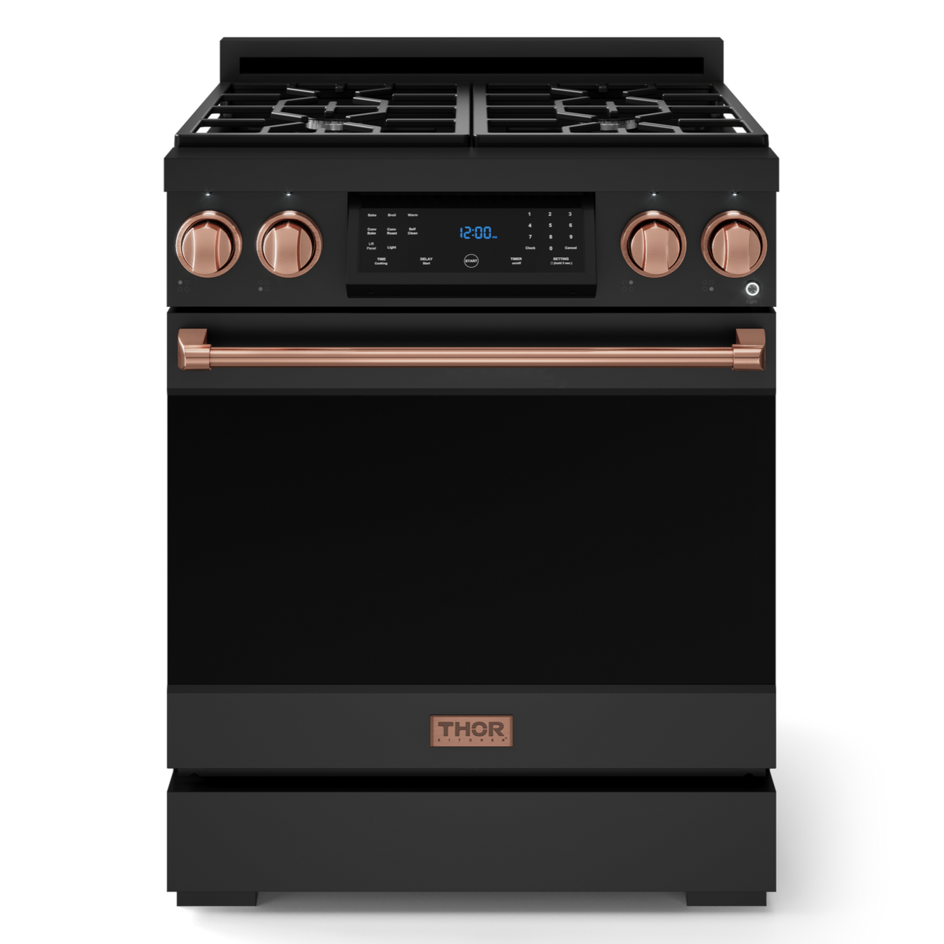 30 Inch Black Gas Ranges