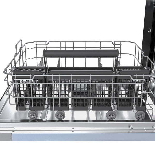 FORNO Rivestito 24" Built-In Panel-Ready Dishwasher, Ultra-Quiet 45 dB, Energy Star with Stainless Steel Interior- FDWBI8011-24