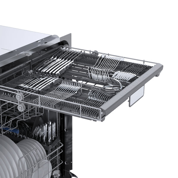 FORNO Rivestito 24" Built-In Panel-Ready Dishwasher, Ultra-Quiet 45 dB, Energy Star with Stainless Steel Interior- FDWBI8011-24
