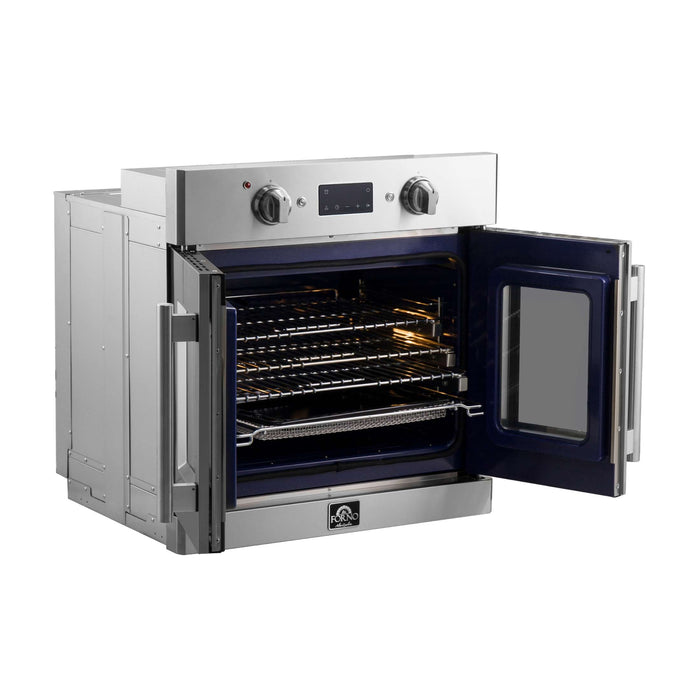 Forno Gallico 30" Electric French Door Wall Oven, FBOEL1371-30