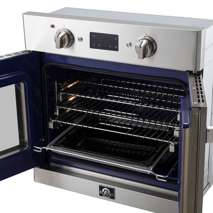 Forno Gallico 30" Electric French Door Wall Oven, FBOEL1371-30