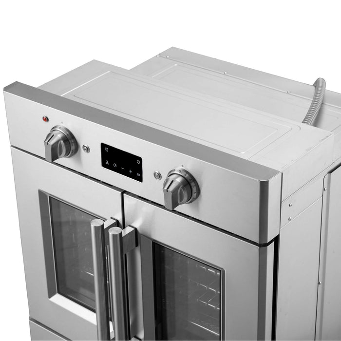 Forno Gallico 30" Electric French Door Wall Oven, FBOEL1371-30