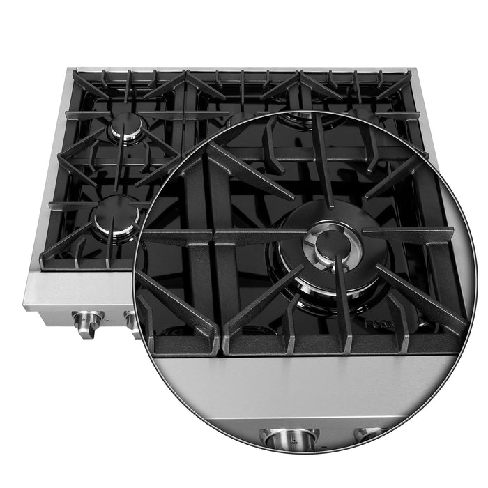 Forno Cossato Alta Qualita 36" Pro-Style Gas Rangetop, FCTGS5737-36