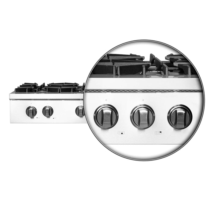 Forno Cossato Alta Qualita 48" Pro-Style Gas Rangetop, FCTGS5737-48