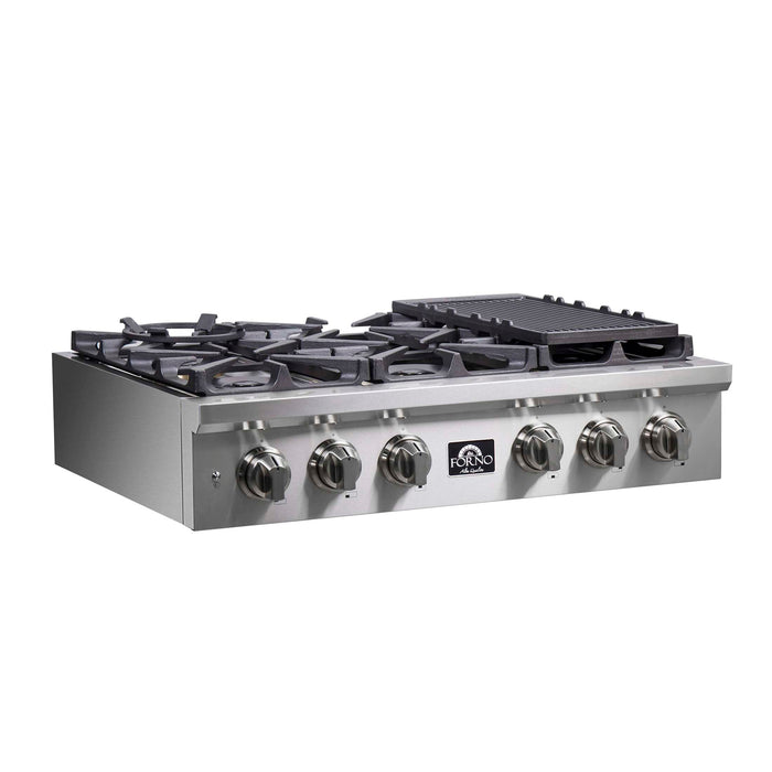 Forno Spezia Alta Qualita 36" Pro-Style Gas Rangetop, FCTGS5751-36