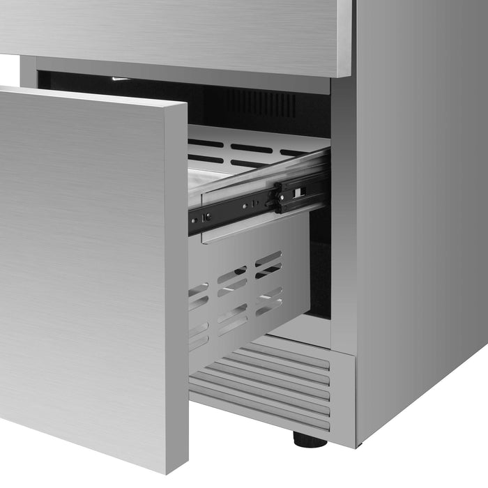 Forno Como 24" Indoor Outdoor Drawer Refrigerator, 4.87 cu.ft., FDROD1611-24S