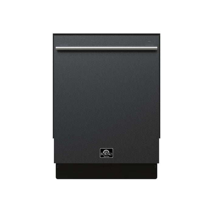 Romano Espresso 24" Built-In Black Dishwasher, FDWBI8035-24BLK