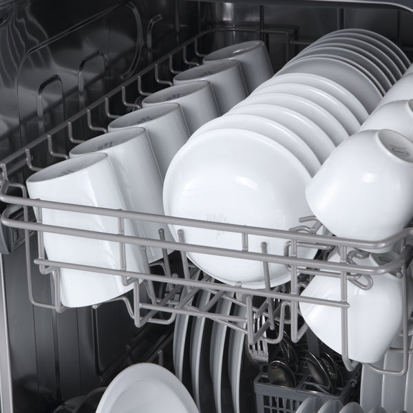 FORNO Polo 18" Built-in Dishwasher in Black- FDWBI8041-18BLK