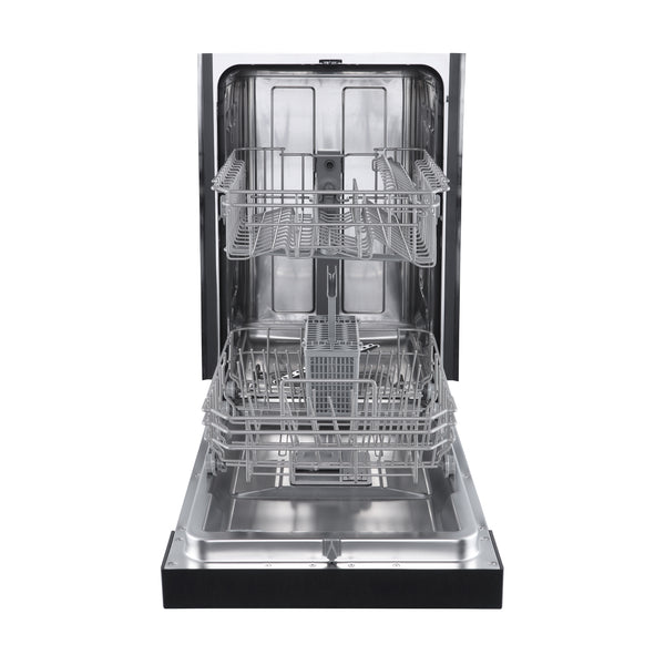 FORNO Polo 18" Built-in Dishwasher in Black- FDWBI8041-18BLK