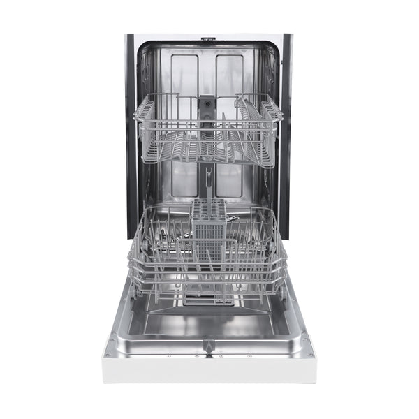 FORNO Polo 18" Built-in Dishwasher in White- FDWBI8041-18WHT