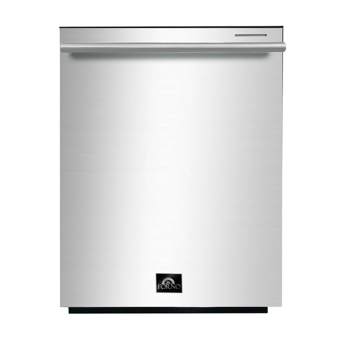 FORNO Premium 3-Piece Kitchen Bundle - Galiano 36" Gas Range, 36" Built-In Refrigerator, 24" Built-In Dishwasher, FBDL-004-01CAUS