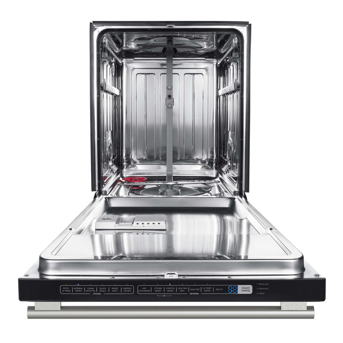Forno Pozzo 24 " Built-In Tall Tub Top Control White Dishwasher, 49 dBA, FDWBI8067-24WHT