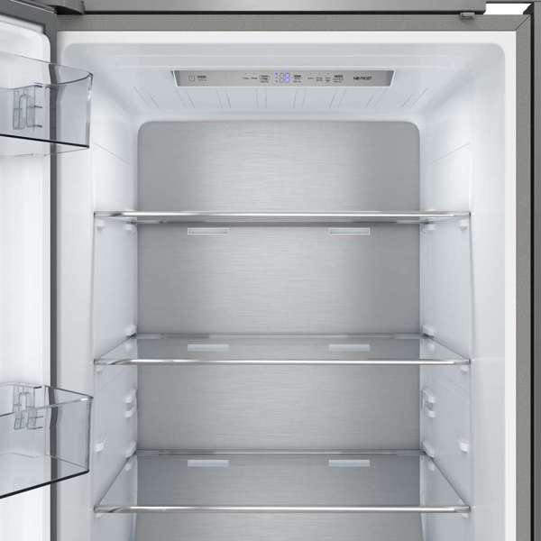 FORNO Maderno 32" 13.6 cu.ft. Left Swing Convertible Refrigerator and Freezer with Modern Trim Kit in Stainless Steel- FFFFD1722-32LSG