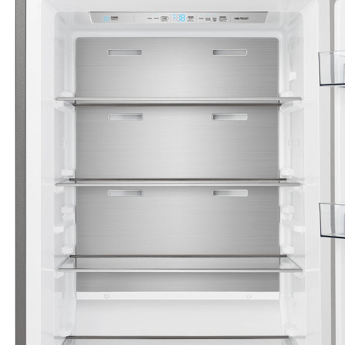 FORNO Maderno 32" 13.6 cu.ft. Right Swing Convertible Refrigerator and Freezer with Modern Trim Kit in Stainless Steel- FFFFD1722-32RSG