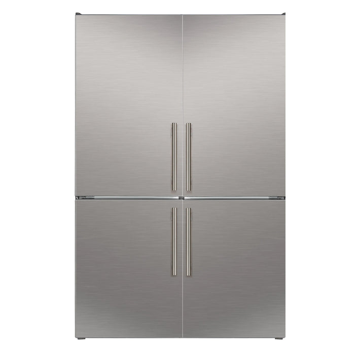 FORNO Custodia 46.8" 20.6 cu. ft. Refrigerator with Bottom Freezer and Ice Maker in Stainless Steel-  FFFFD1766-48S