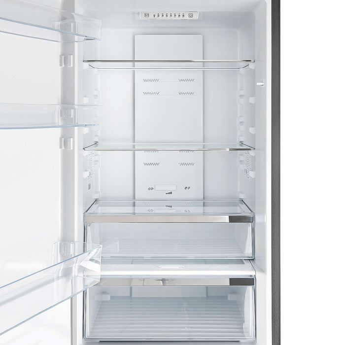 Forno Guardia 23.4" Bottom Freezer Refrigerator Left Swing, 10.8 cu.ft, FFFFD1778-24LS