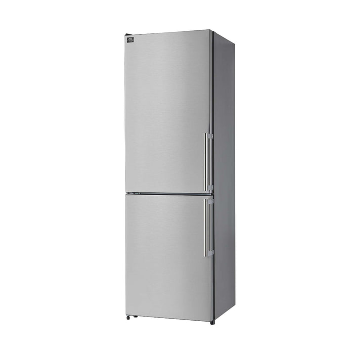 Forno Guardia 23.4" Bottom Freezer Refrigerator Left Swing, 10.8 cu.ft, FFFFD1778-24LS