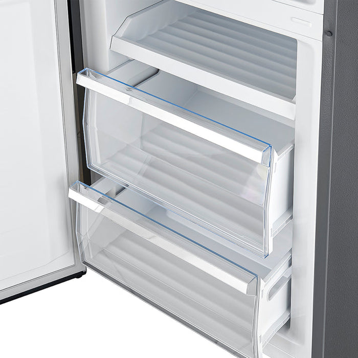 FORNO Guardia 46.8" 21.6 cu. ft. Side-By-Side Refrigerator with Bottom Freezer in Stainless Steel- FFFFD1778-48