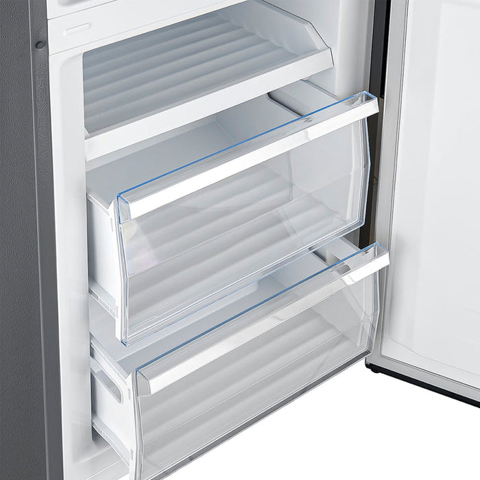 FORNO Guardia 46.8" 21.6 cu. ft. Side-By-Side Refrigerator with Bottom Freezer in Stainless Steel- FFFFD1778-48