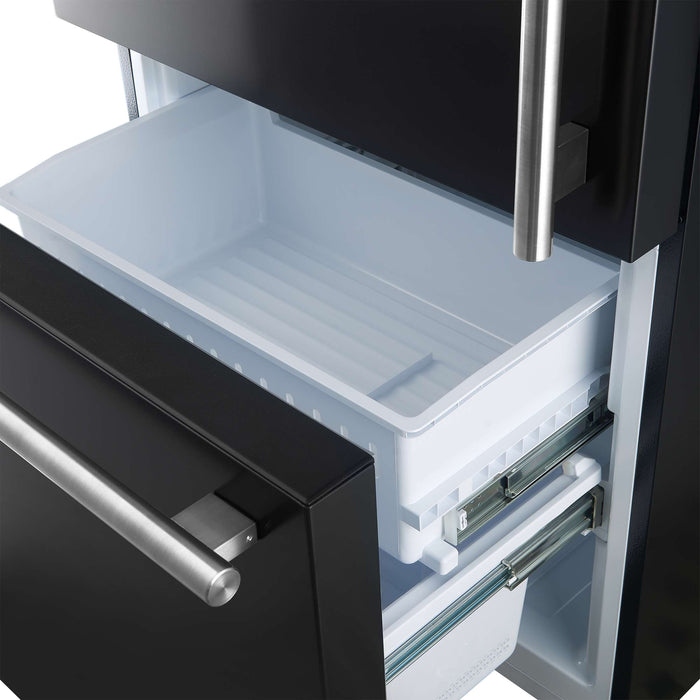 Forno Milano Espresso 31" Black with Ice Maker, FFFFD1786-31BLK