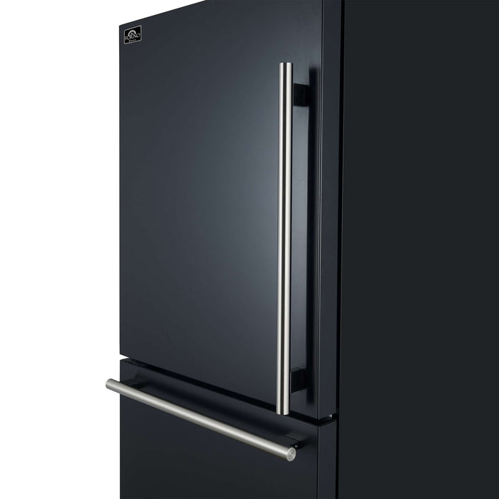 Forno Milano Espresso 31" Black with Ice Maker, FFFFD1786-31BLK