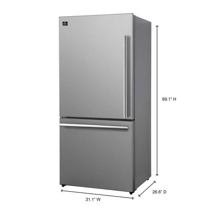 Forno Milano Espresso 31" Stainless with Ice Maker, FFFFD1786-31S