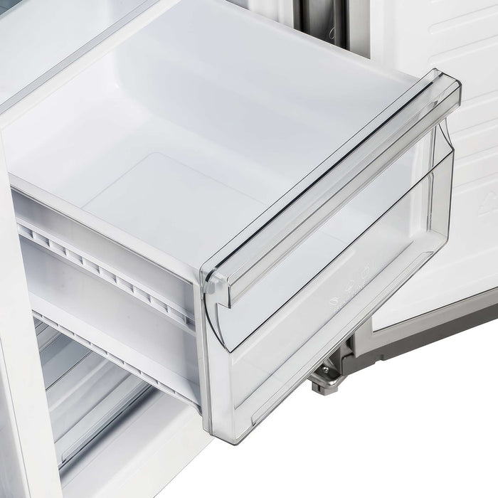 Forno Salerno 33" Side-by-Side Stainless Steel Refrigerator 15.6 cu.ft, FFRBI1805-33SB