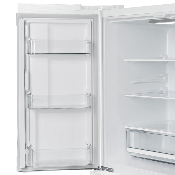 Forno Moena Espresso 36" French Door Refrigerator in White, 19.2 cu. ft, FFRBI1820-36WHT