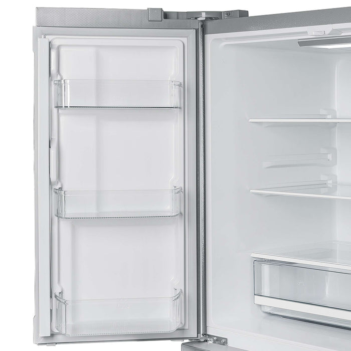 Forno Moena 36" French Door 19.2 cu. ft Stainless Steel Refrigerator, with Decorative Grill , FFRBI1820-40SG