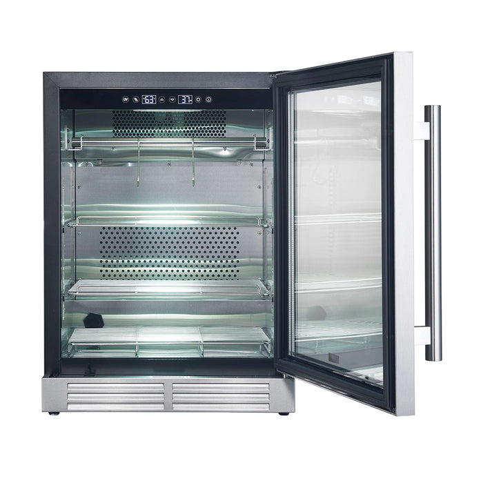 Forno Asciutto 24" Dry Aging Cabinet, Stainless Steel 304, 4.41 cu.ft., FFSDA6840-24