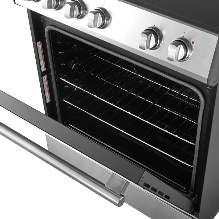 Forno Leonardo Espresso 30" Electric Range Stainless-Steel, FFSEL6012-30